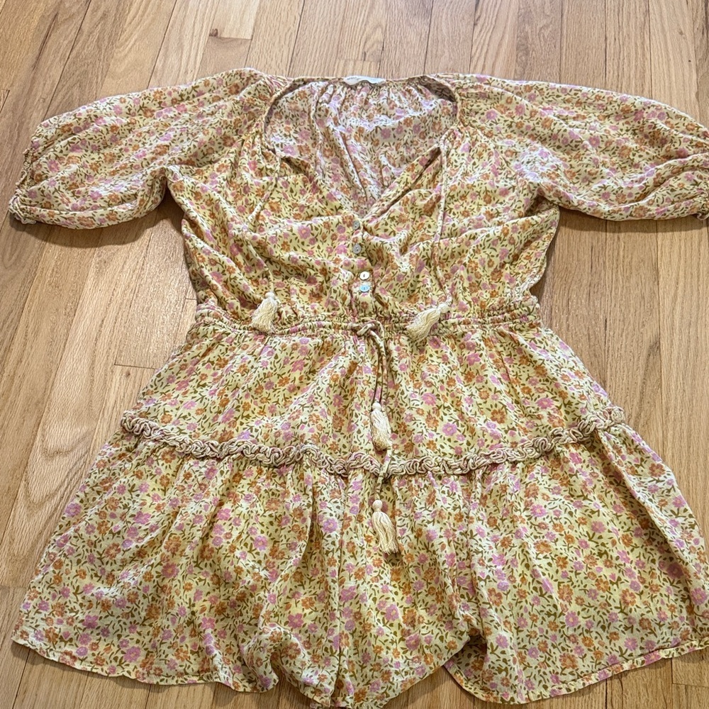 Spell & The Gypsy Rae Mini Playdress Daisy Yellow Sz L